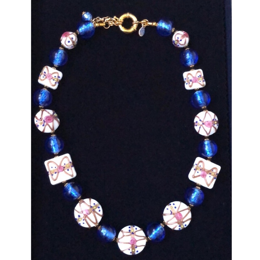 RARE FIND!🎉Host Pick!🎉 Stauer genuine Italian Murano glass necklace - Picture 8 of 16